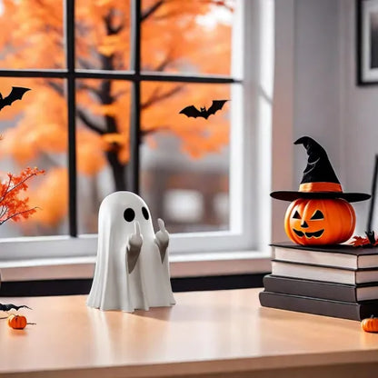 🎁Holiday Haul Sale: 🔥Buy 1 Get 1 Free 🎁Holiday Ghost Figurine - Spooky Resin Ghost Statue