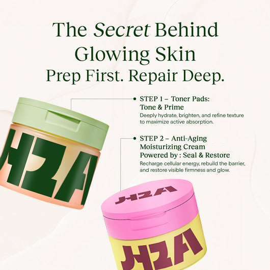 🎁Holiday Haul Sale Up to 60% off-🏆:Korean Skincare Glow-Up Bundle - Toner Pads & Anti-Aging Moisturizing Cream