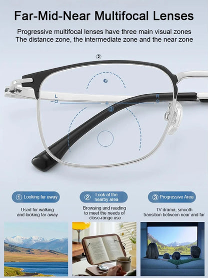 🎁Hot Sale🔥👓Ultra Light Anti Blue Presbyopic Glasses✨🔥🔥