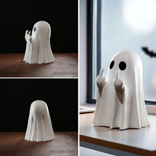 🎁Holiday Haul Sale: 🔥Buy 1 Get 1 Free 🎁Holiday Ghost Figurine - Spooky Resin Ghost Statue
